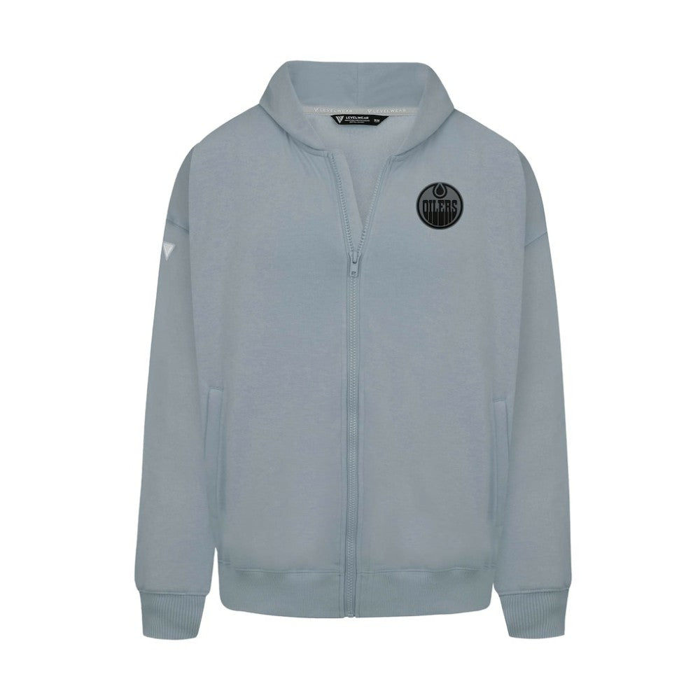 NHL Edmonton Oilers Levelwear Uphill Abyssal Full-Zip Hoodie