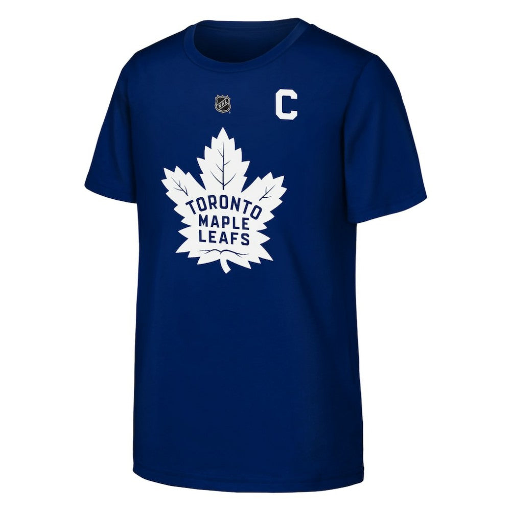 NHL Auston Matthews Toronto Maple Leafs Outerstuff Youth Player Name & Number T-Shirt