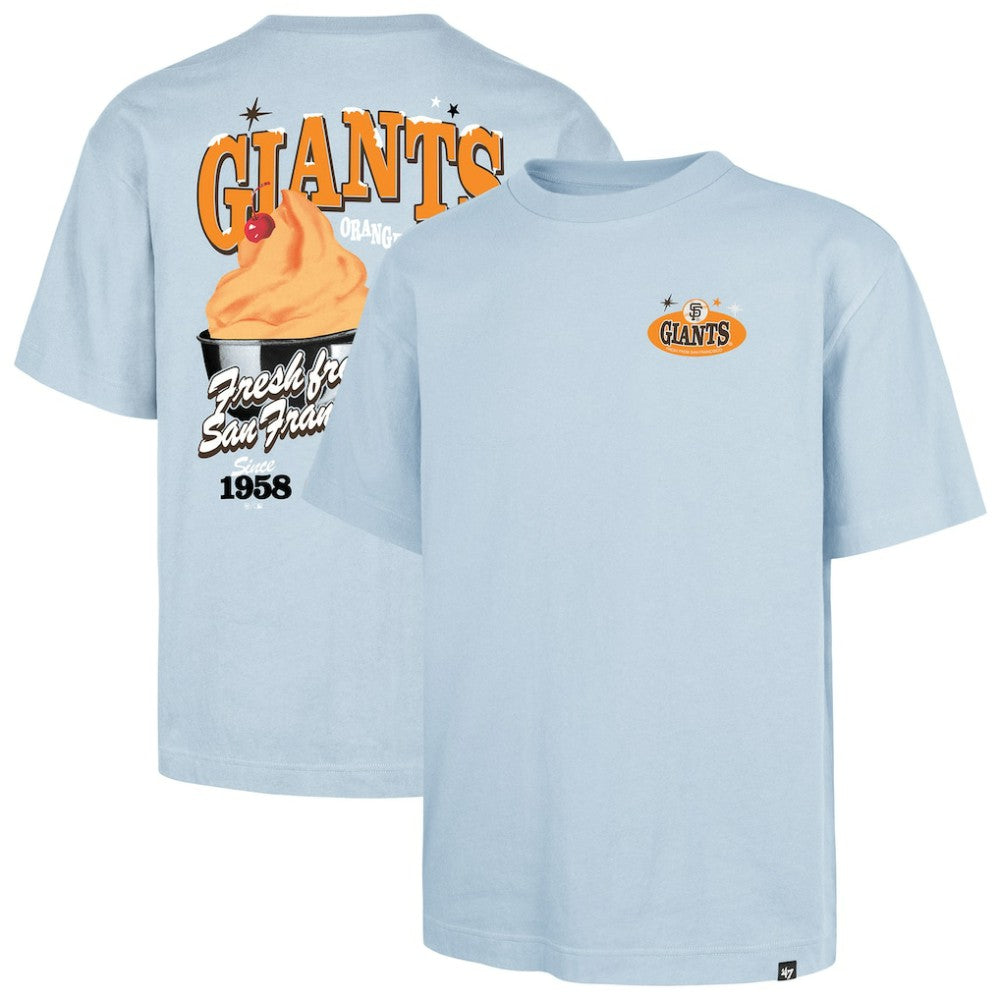 Light Blue San Francisco Giants '47 Ice Cream Parlor Foundation T-Shirt