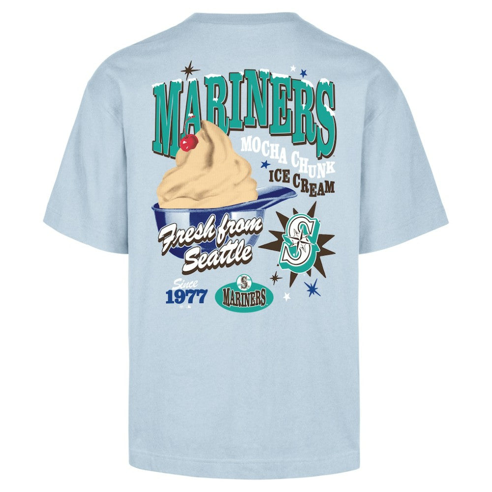 Light Blue Seattle Mariners '47 Ice Cream Parlor Foundation T-Shirt