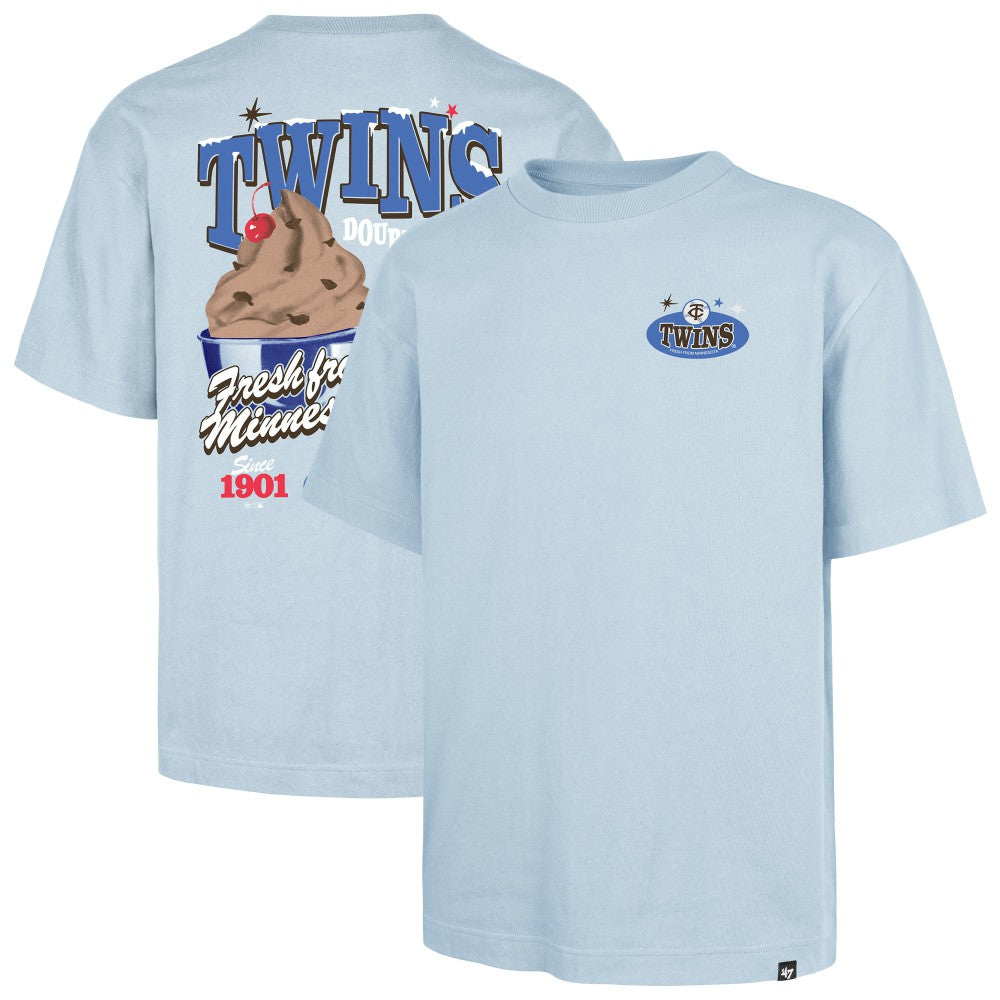 Light Blue Minnesota Twins '47 Ice Cream Parlor Foundation T-Shirt