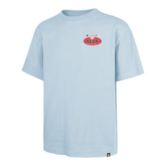 Light Blue Cincinnati Reds '47 Ice Cream Parlor Foundation T-Shirt