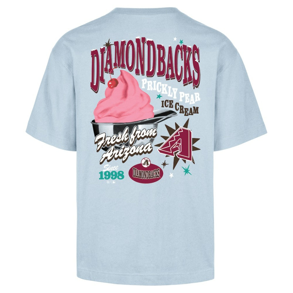 Light Blue Arizona Diamondbacks '47 Ice Cream Parlor Foundation T-Shirt