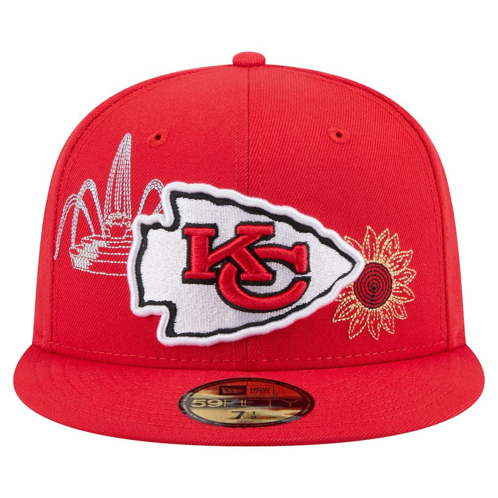 State Stitch 59FIFTY Fitted Hat - Kansas City Chiefs Hats