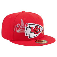 State Stitch 59FIFTY Fitted Hat - Kansas City Chiefs Hats