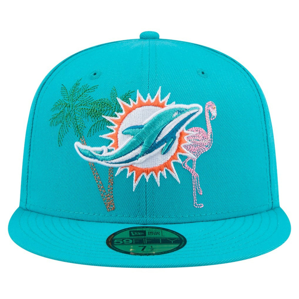 State Stitch 59FIFTY Fitted Hat - Miami Dolphins Hats