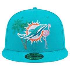 State Stitch 59FIFTY Fitted Hat - Miami Dolphins Hats