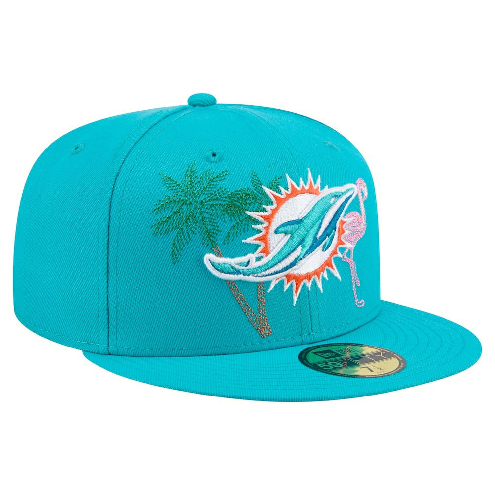 State Stitch 59FIFTY Fitted Hat - Miami Dolphins Hats