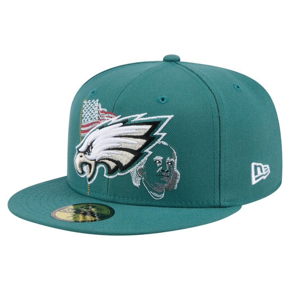State Stitch 59FIFTY Fitted Hat - Philadelphia Eagles Hats