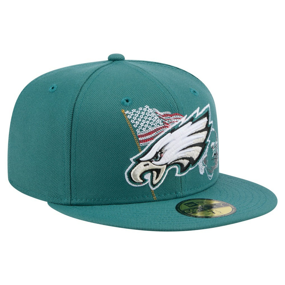 State Stitch 59FIFTY Fitted Hat - Philadelphia Eagles Hats