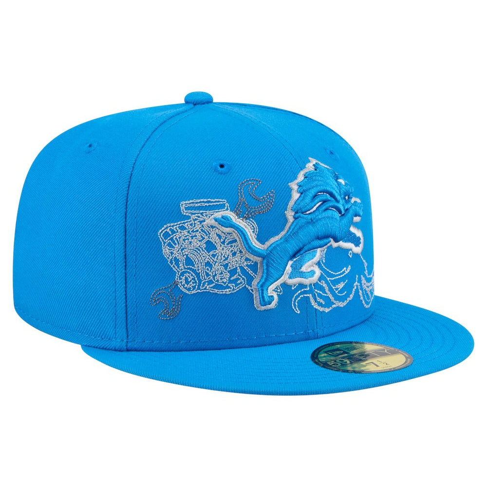 State Stitch 59FIFTY Fitted Hat - Detroit Lions Hats