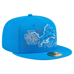State Stitch 59FIFTY Fitted Hat - Detroit Lions Hats