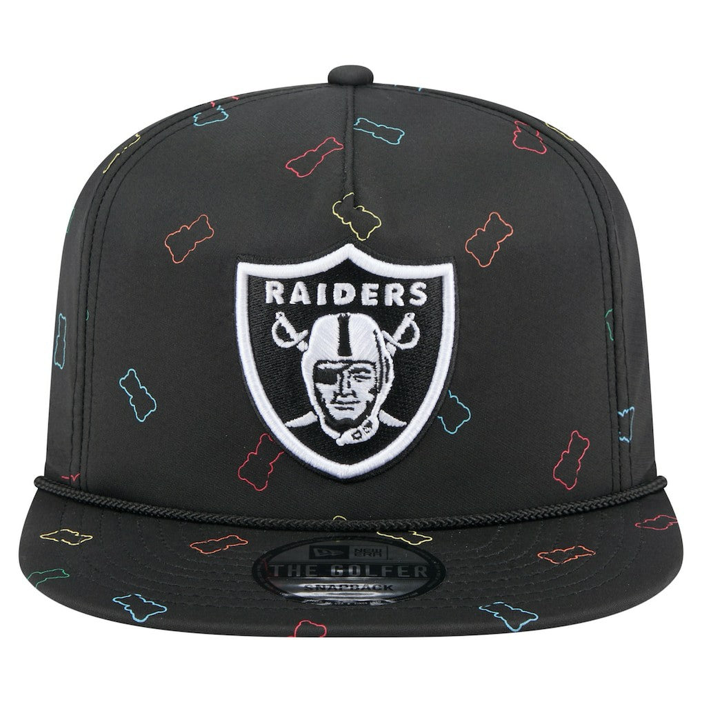 Gummy Golfer Snapback Hat - Las Vegas Raiders Hats
