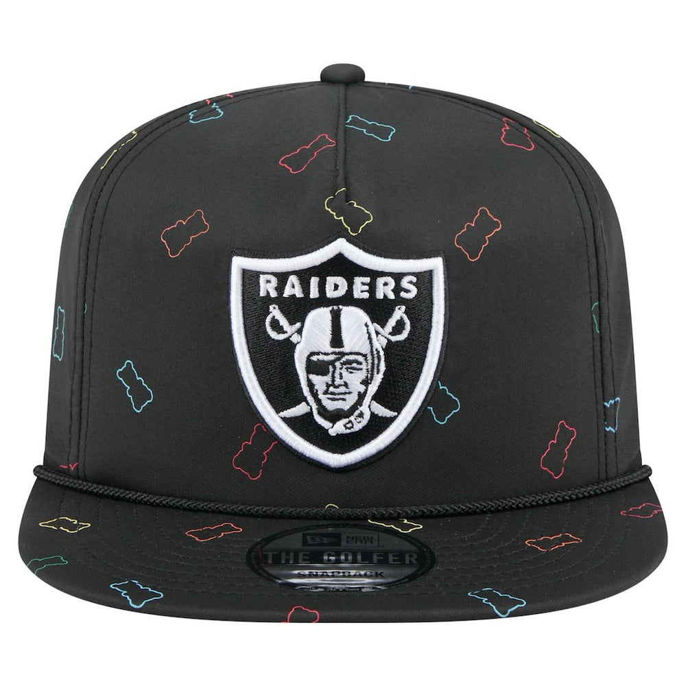 Gummy Golfer Snapback Hat - Las Vegas Raiders Hats