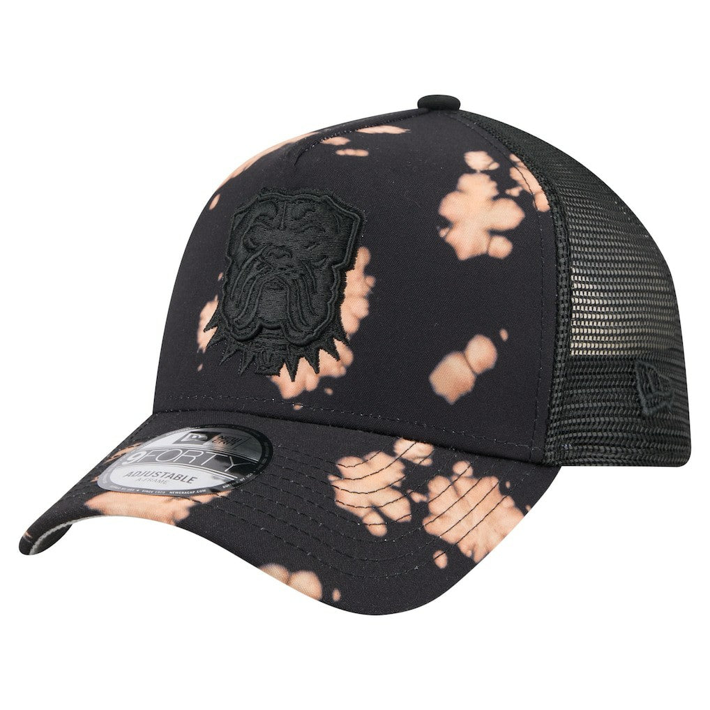 Bleached A-Frame 9FORTY Trucker Adjustable Hat - Cleveland Browns Hats