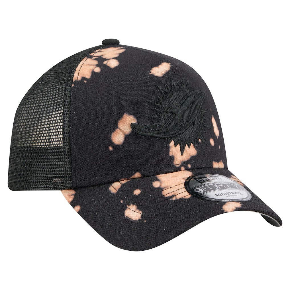 Bleached 9FORTY A-Frame Adjustable Hat - Miami Dolphins Hats