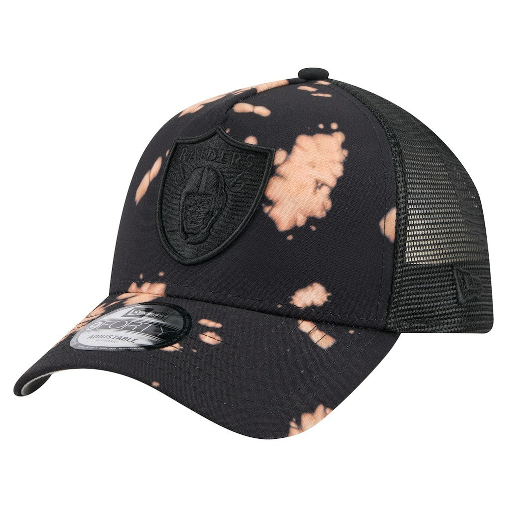 Bleached 9FORTY A-Frame Adjustable Hat - Las Vegas Raiders Hats