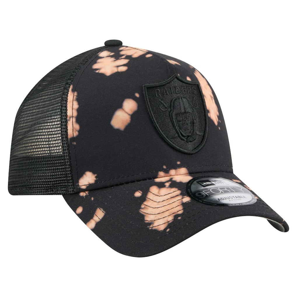 Bleached 9FORTY A-Frame Adjustable Hat - Las Vegas Raiders Hats