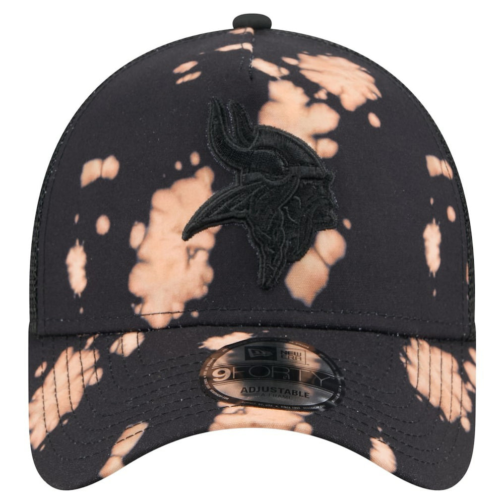 Bleached A-Frame 9FORTY Trucker Adjustable Hat - Minnesota Vikings Hats