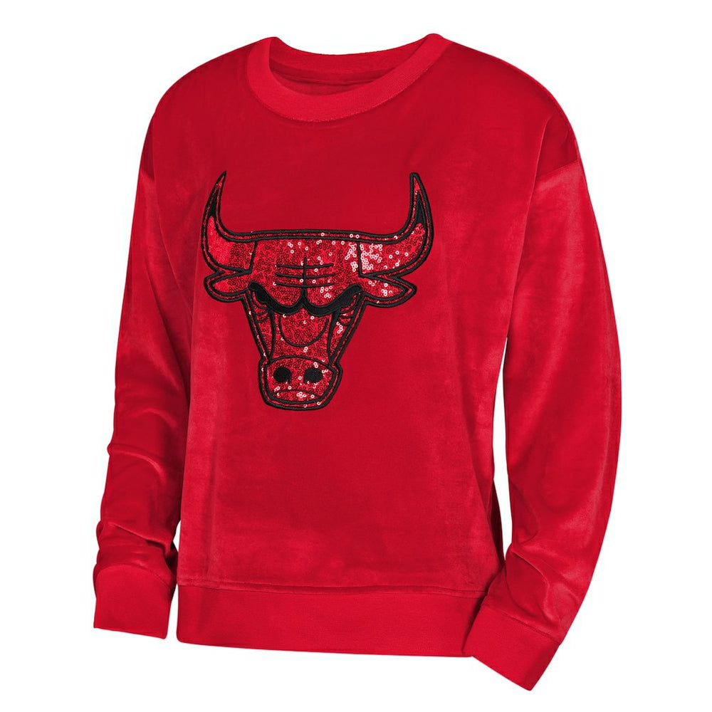 Chicago Bulls Outerstuff Youth Girls Step Back Sweatshirt