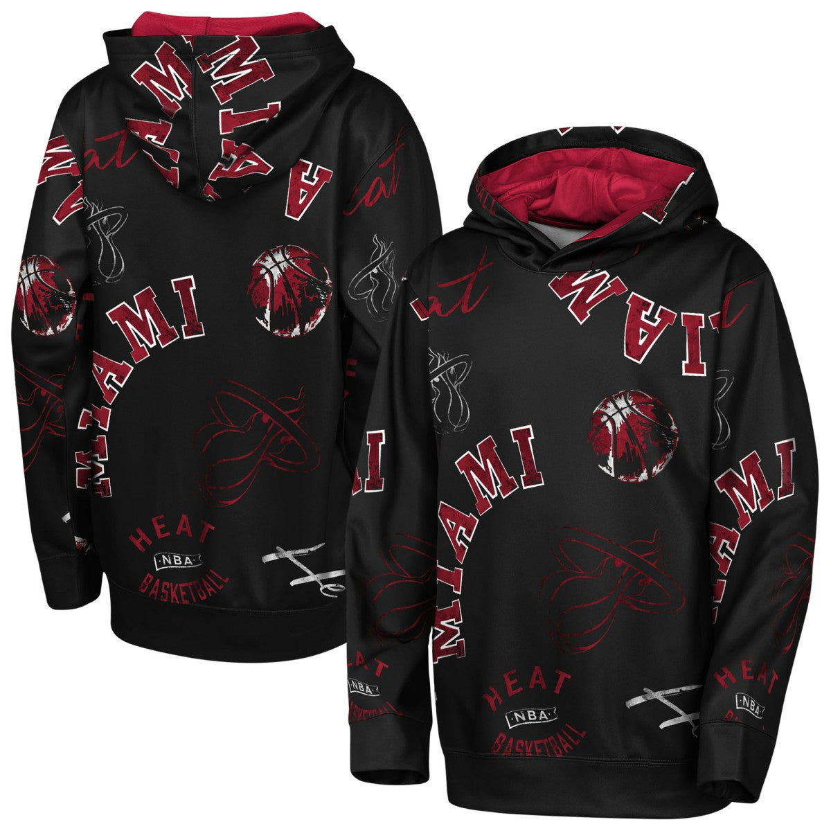 Miami Heat Outerstuff Youth Moving Violation Hoodie