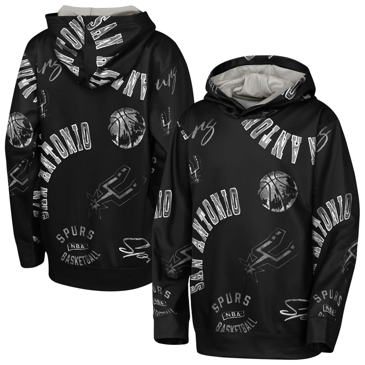 San Antonio Spurs Outerstuff Youth Moving Violation Hoodie