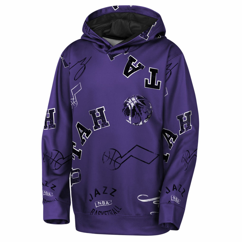 Utah Jazz Outerstuff Youth Moving Violation Hoodie