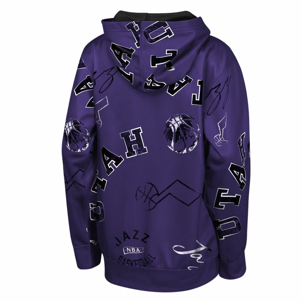 Utah Jazz Outerstuff Youth Moving Violation Hoodie