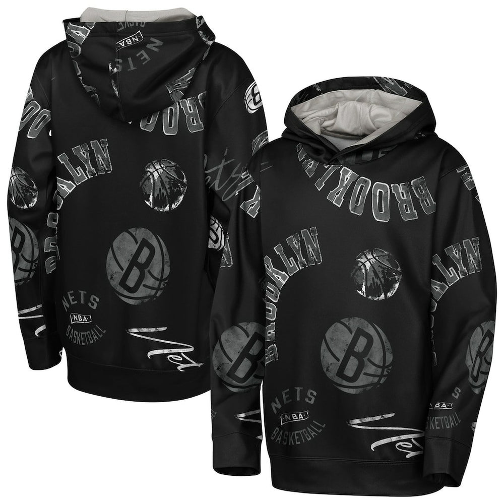 Brooklyn Nets Outerstuff Youth Moving Violation Hoodie