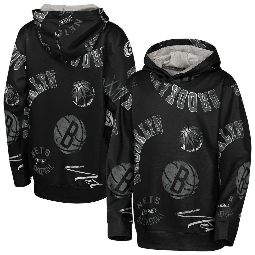 Brooklyn Nets Outerstuff Youth Moving Violation Hoodie