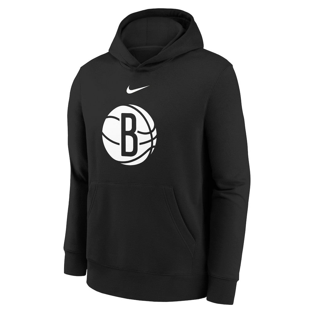 Nike Brooklyn Nets Youth 2025/26 Club Fleece Hoodie