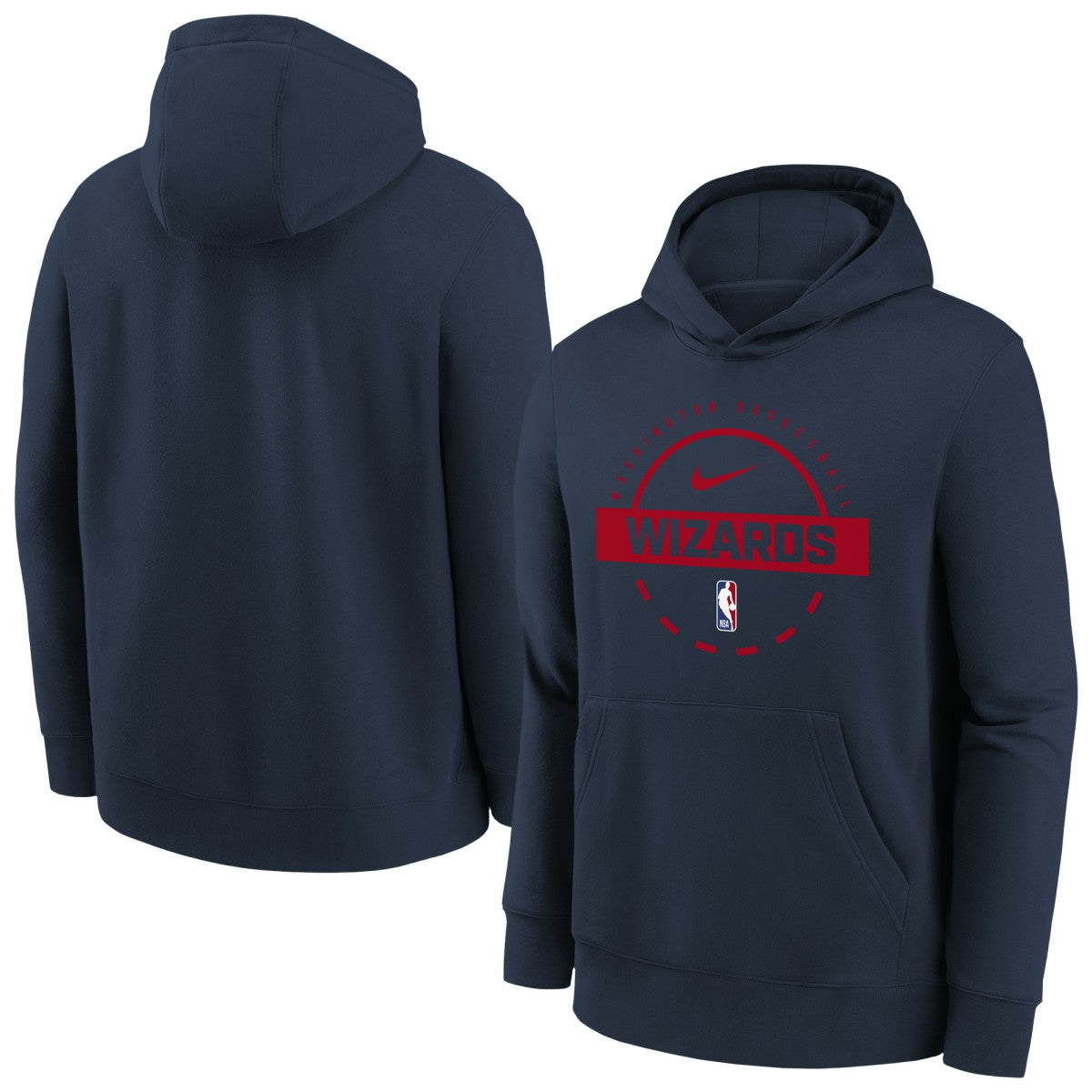 Nike Washington Wizards Youth 2025/26 Club Fleece Practice Hoodie