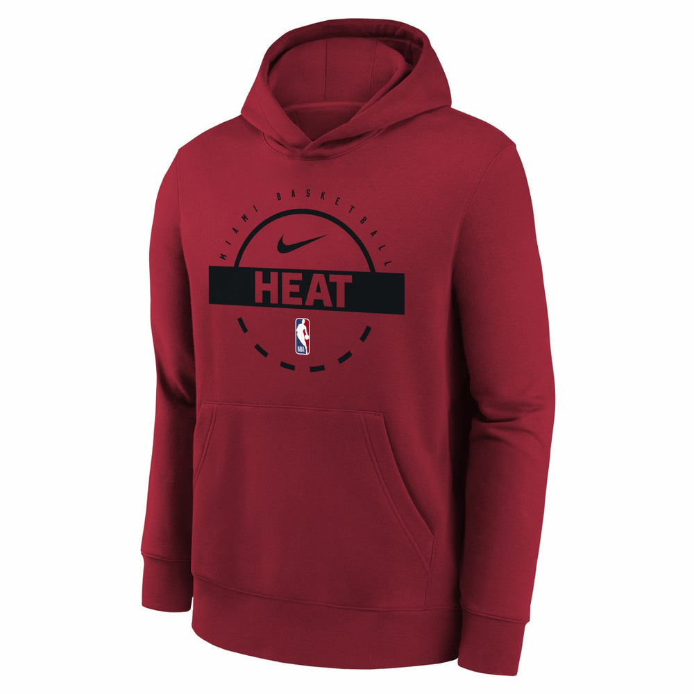 Nike Miami Heat Youth 2025/26 Club Fleece Practice Hoodie
