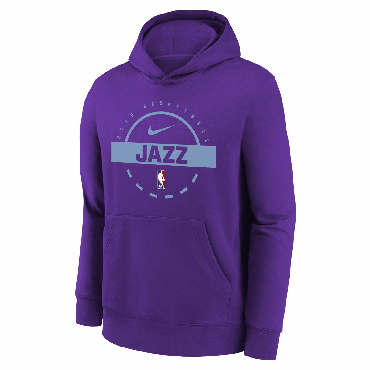 Nike Utah Jazz Youth 2025/26 Club Fleece Practice Hoodie