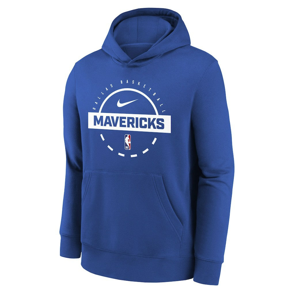 Nike Dallas Mavericks Youth 2025/26 Club Fleece Practice Hoodie sale
