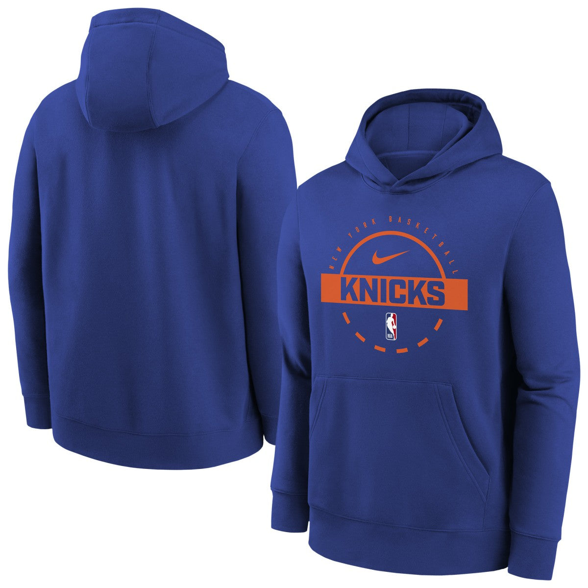 Nike New York Knicks Youth 2025/26 Club Fleece Practice Hoodie