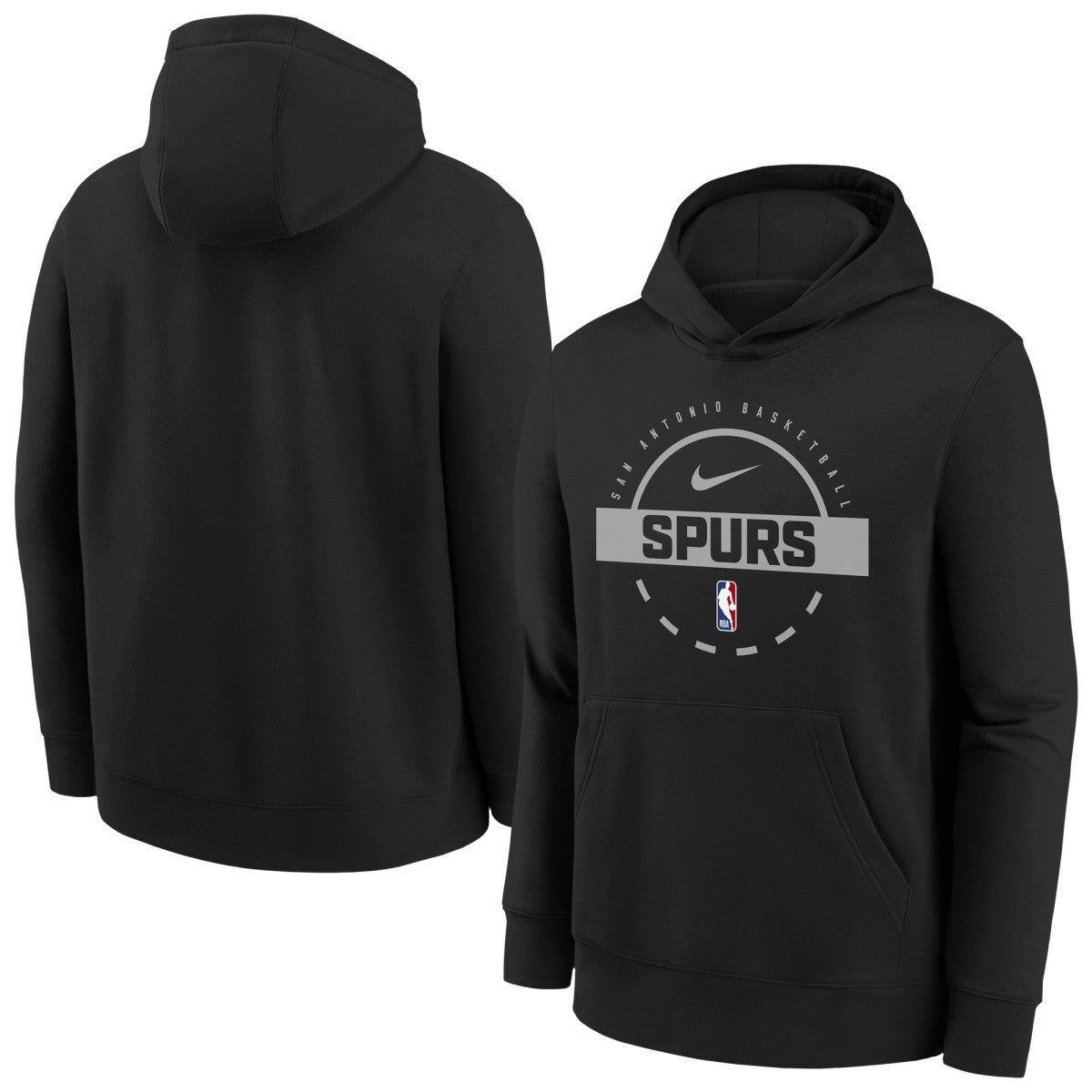 Nike San Antonio Spurs Youth 2025/26 Club Fleece Practice Hoodie