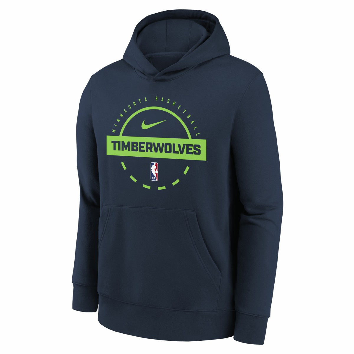 Nike Minnesota Timberwolves Youth 2025/26 Club Fleece Practice Hoodie