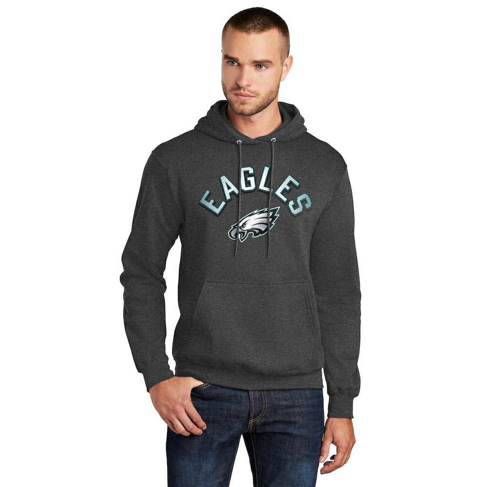 Starter Arch Over Logo Pullover Hoodie - Philadelphia Eagles Hoodies