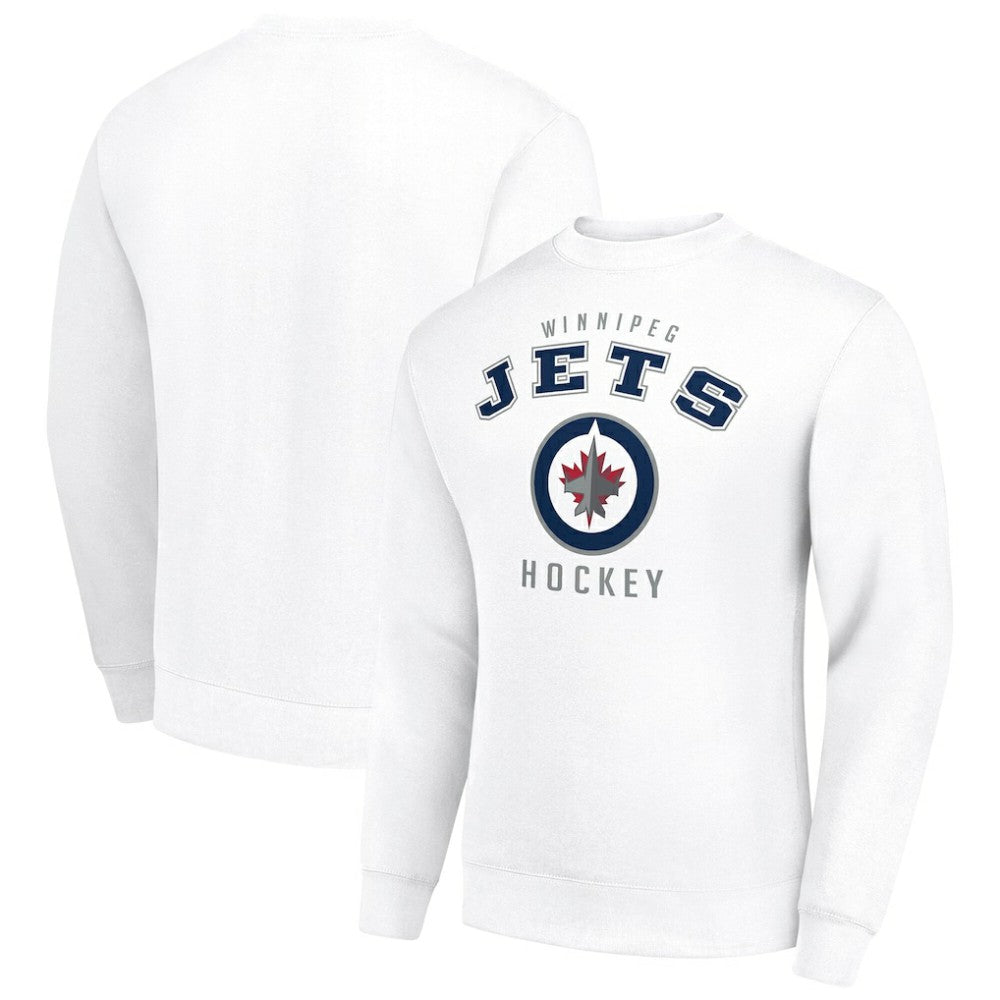 NHL Winnipeg Jets Men's Starter Team Logo Fleece Pullover Sweatshirt
