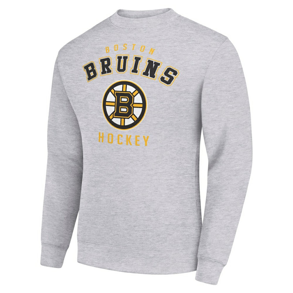 NHL Boston Bruins Men's Starter Team Logo Fleece Pullover Sweatshirt