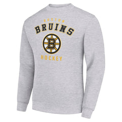 NHL Boston Bruins Men's Starter Team Logo Fleece Pullover Sweatshirt