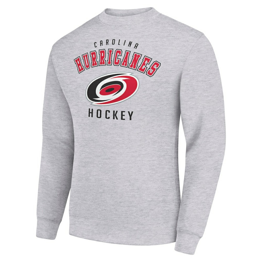 NHL Carolina Hurricanes Men's Starter Team Logo Fleece Pullover Sweatshirt