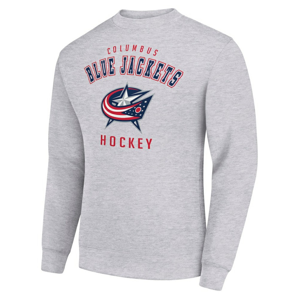 NHL Columbus Blue Jackets Men's Starter Team Logo Fleece Pullover Sweatshirt