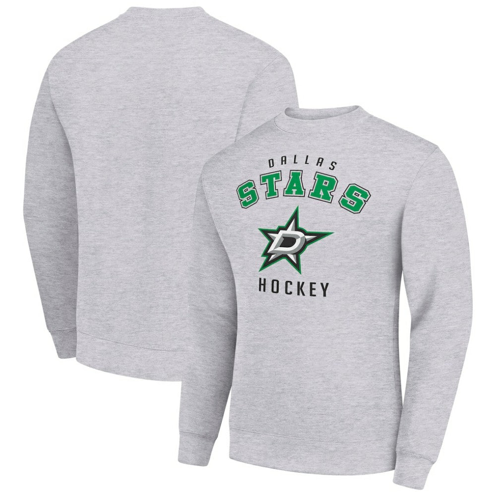 NHL Dallas Stars Men's Starter Team Logo Fleece Pullover Sweatshirt