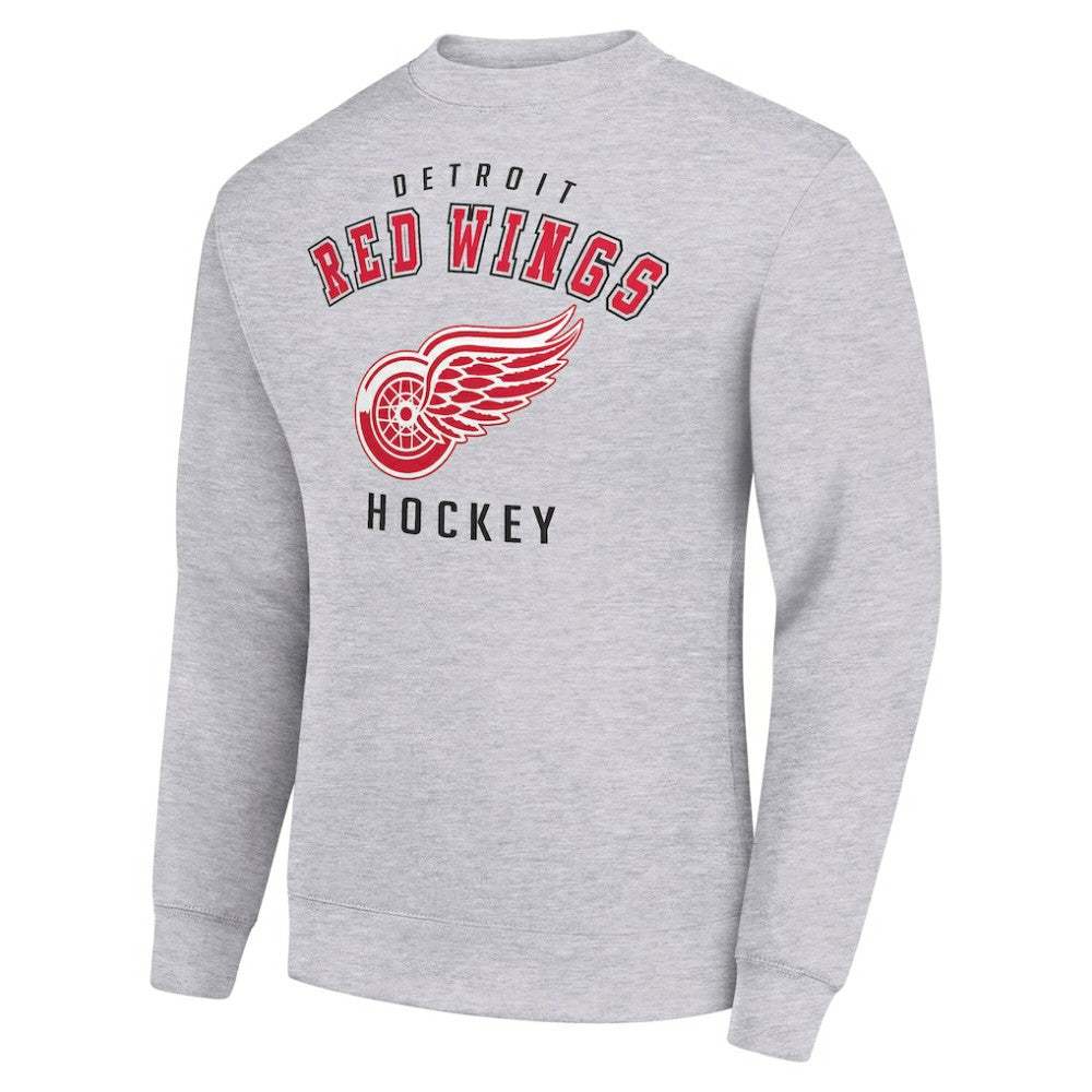 NHL Detroit Red Wings Men's Starter Team Logo Fleece Pullover Sweatshirt