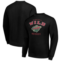 NHL Minnesota Wild Men's Starter Team Logo Fleece Pullover Sweatshirt