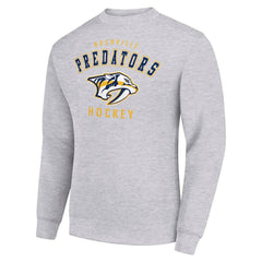 NHL Nashville Predators Men's Starter Team Logo Fleece Pullover Sweatshirt