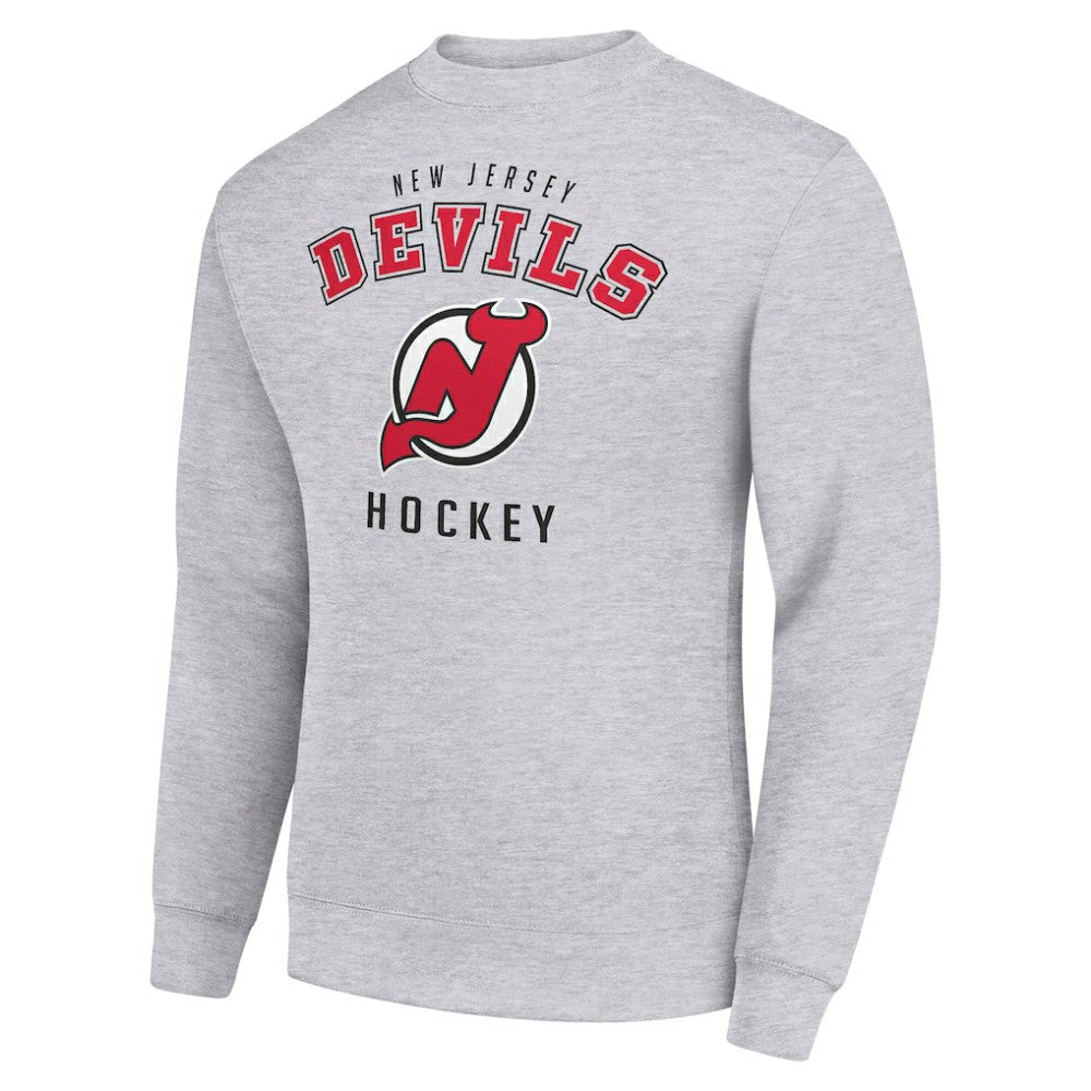 NHL New Jersey Devils Men's Starter Team Logo Fleece Pullover Sweatshirt