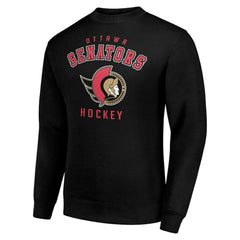 NHL Ottawa Senators Men's Starter Team Logo Fleece Pullover Sweatshirt